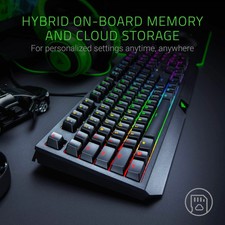 RAZER BlackWidow Mechanical Gamin Keyboard Green Switches - (ESP Layout - QWERTY