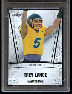 Trey Lance 2021  LEAF SILVER EDITION GRADED GEM-MT 10 ROOKIE CARD #RS-05 - Picture 1 of 3