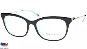NUOVI OCCHIALI TIFFANY & CO. TF 2157 8055 NERO SU BLU 52-16-140 B40mm Italia - Foto 1 di 12