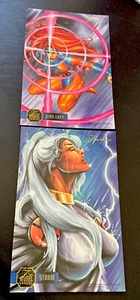 1995 Flair Marvel Annual Storm & Jean Grey 6.5x10” Art Com11 - Picture 1 of 3