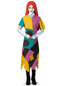 The Nightmare Before Christmas Sally Cosplay Dress Witch Ghost Costume Halloween