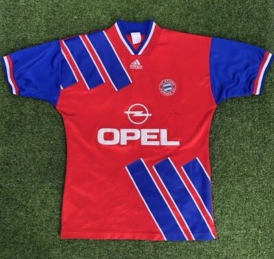 Retro Adidas Bayern München 1993/95 Labbadia Herren Fußball Trikot/Jersey/Shirt - Bild 1 von 4