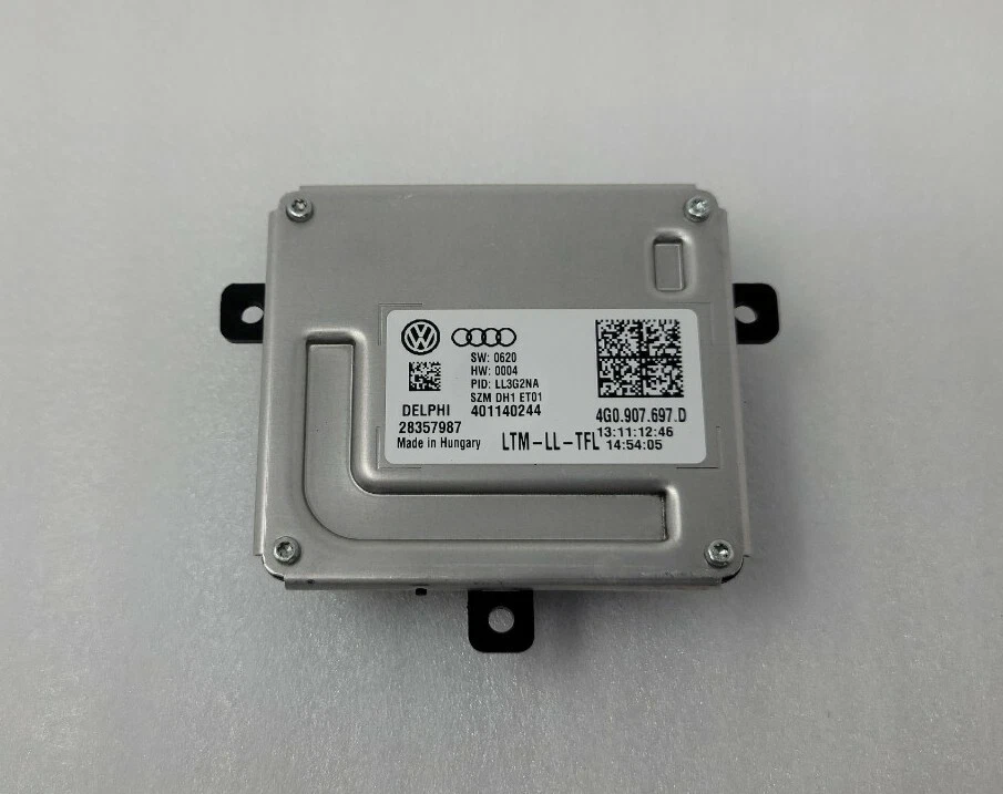 Módulo de control de luz de circulación diurna Audi/Volkswagen 4G0907607D 2012-17 Foto 1 de 4