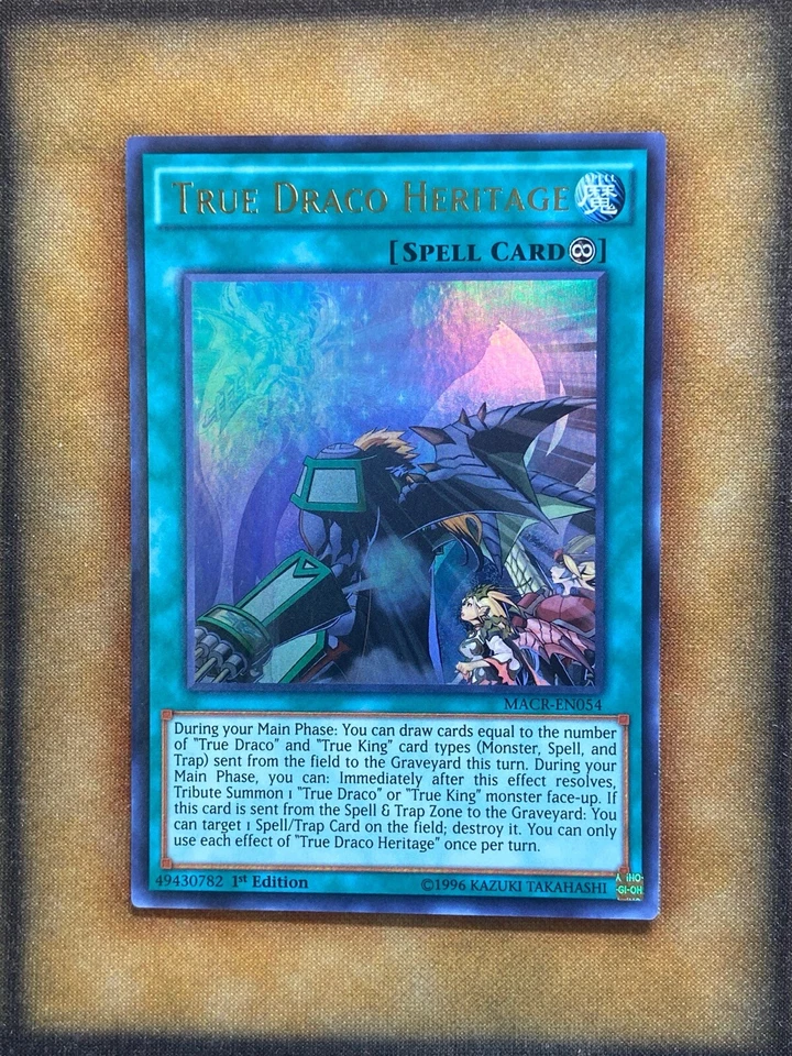 Yugioh True Draco Heritage MACR-EN054 Ultra Rare 1st Ed LP - Image 1 of 1
