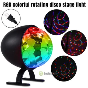 Party Magic Ball Light Party Disco RGB LED DJ Club Stage Light Automatic Rotate - Picture 1 of 15