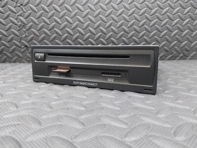 SEAT  MULTIMEDIA INFOTAINMENT SAT NAV NAVIGATION RADIO CD HEAD UNIT  5F0035858C - Image 1 of 4