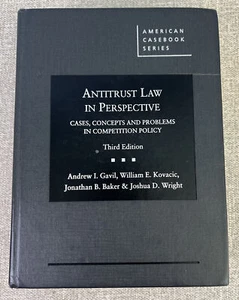 Antitrust Law In Perspective: Cases, Concepts And Problems By Andrew Gavil *** - Picture 1 of 9