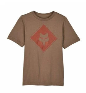 Fox Racing Youth Leo Premium Short Sleeve T-Shirt Brown Medium 32303-562-YM - Picture 1 of 2