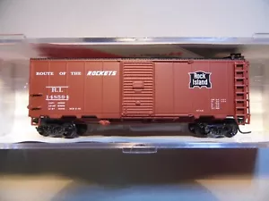 N - InterMountain 66804 - AAR 40' Boxcar, Rock Island 148594 M-M cpl - Picture 1 of 2