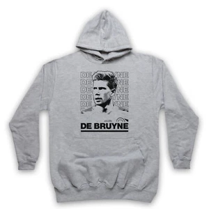 DE BRUYNE MAN FOOTBALL BELGIUM CITY TOURNAMENT TRIBUTE ADULTS UNISEX HOODIE - Picture 1 of 11