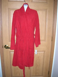 N-NATORI - GORGEOUS DEEP RED ROBE - SOLID COLOR - XL - NWT!! - Picture 1 of 3