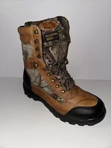 Herren Größe 10,5 Trekker 10"" Leder Wasserdicht Isolierte Stiefel Jagd 800 Gramm - Bild 1 von 10
