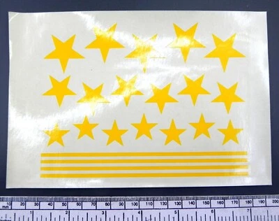 Star Transfers & Stripes - Yellow - Image 1 of 3