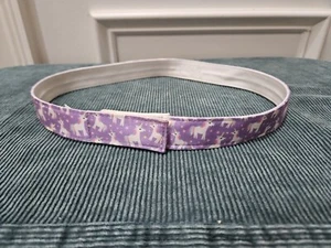 VGUC Myself Belts Purple Unicorn Rainbow Star Belt - 7/8 - Picture 1 of 8