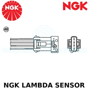 Sensor lambda NGK (Oxígeno O2) - 4 cables - Nº de pieza: 91245, Nº de pieza: OZA659-EE99 - Imagen 1 de 1