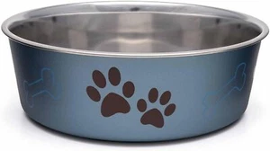 Loving Pets - Bella Bowls - Dog Food Water Bowl No Tip Medium, Blueberry - Picture 1 of 2