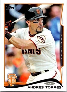 Andres Torres Topps 303 San Francisco Giants 2014 Baseball Card