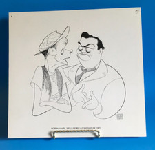 AL HIRSCHFELD ~ NORTON & RALPH, 1987 (©️ GEORGE J. GOODSTADT, INC. 1987) ~ PRINT