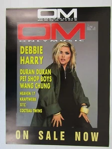 Poster Rare 1987 VTG Debbie Harry Blondie OM Magazine Promo 80s Rock 18"x24" - Picture 1 of 7