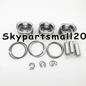3 juegos de pistón y anillo STD para motor Isuzu 3AE1 Iseki E3AE1 - Imagen 1 de 1