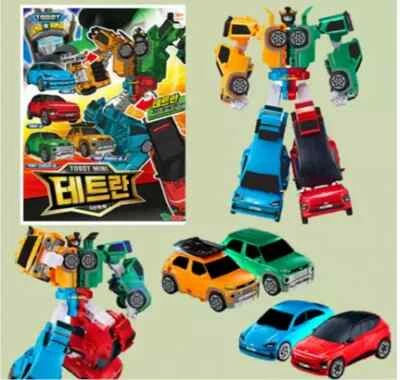 Tobot Mini TETRAN Small Size 4-Mini Car Transformer Robot / Korea - Image 1 of 4