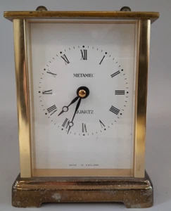 Metamec Brass Carriage Clock Working C30 P146 - Picture 1 of 13