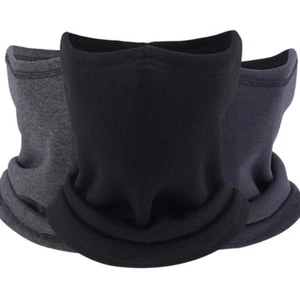 Winter Fleece Thermal Ski Full Face Mask Windproof Neck Gaiter for Cold Weather - Picture 1 of 16