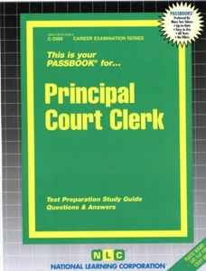 NEW Principal Court Clerk Exam Practice Passbook Upcoming Civil Test - Picture 1 of 1