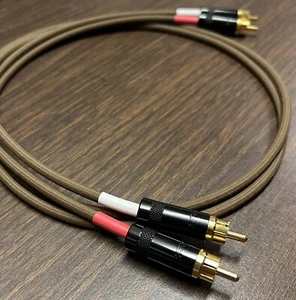 4 Ft. Rca Interconnect Cables JMB CABLE CO. Audiophile Gold Reference Standard - Picture 1 of 10