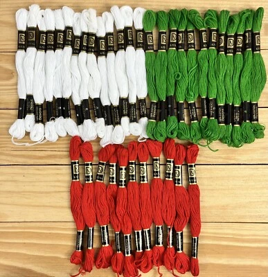 Дизайн для игольчатой вышивки нить лот из 37 мотков рождественские цвета - Изображение 1 из 4