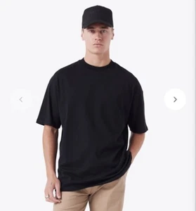 Zanerobe Men’s Box ++ T-Shirt Black $58 Medium New - Picture 1 of 6