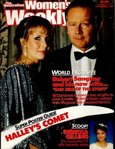 Aust. Women's Weekly - Nov. 1985 - Sangster, Rebecca Gilling, Colin Hay + Twiggy - Picture 1 of 4