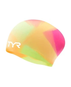 Graphic Silicone CAP swimming TYR Youth Fit For ages 10+ Extra Comfort - Picture 1 of 5