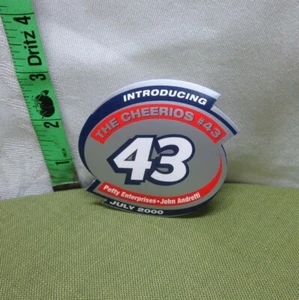 PETTY ENTERPRISES Cheerios Nascar #43 Pontiac color sticker John Andretti 2000 - Bild 1 von 1