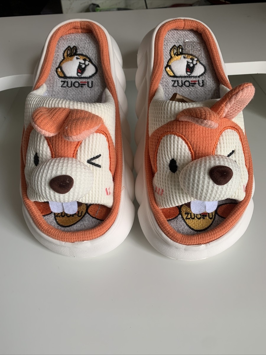 Aucomfo Lindas Pantuflas De Animales Para Mujeres Y Hombres