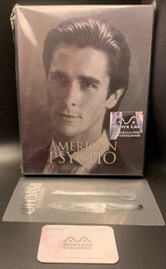 AMERICAN PSYCHO - MANTA LAB DOUBLE LENTICULAR-A 4K UHD BLURAY STEELBOOK *SEALED* - Picture 1 of 22
