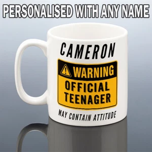 FUNNY 13th BIRTHDAY MUG Boy Official Teenager Gift 13 Years Teen Son Grandson - Picture 1 of 1