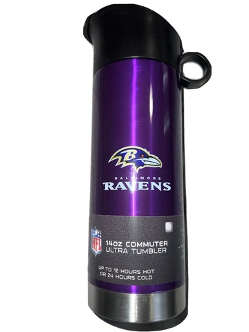 Boltimore Ravens NFL 14oz Commuter Ultra Tumbler double wall insulation Cover