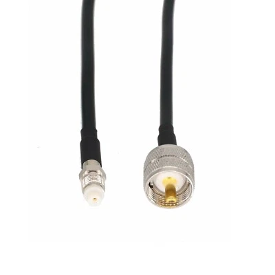 FME Female to PL259 UHF Male RG58 Cable 1~16FT Repeater Radio Diplexer Antenna - Image 1 of 2