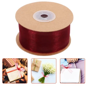 1 Roll Sheer Organza Ribbon for DIY Craft and Wrapping for Bow Making Organza - Picture 1 of 12