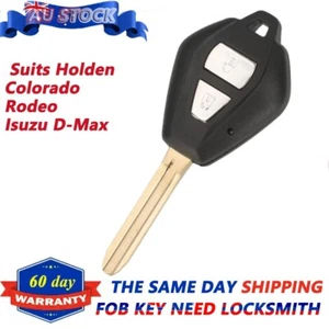 Adecuado para Isuzu Holden Colorado/Rodeo 2 botones llave control remoto estuche/carcasa/en blanco/llavero - Imagen 1 de 5
