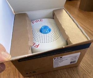 EATON Wheelock LSPSTWC Speaker Strobe Ceiling White Multi CD Clear LED Lens - Picture 1 of 6