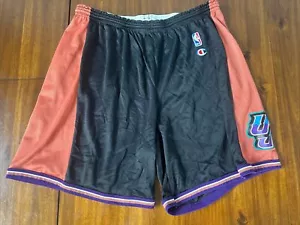 Utah Jazz Champion NBA Basketball Shorts Size XXL Vintage - Picture 1 of 5