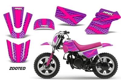 Pegatinas gráficas + #calcomanías PLT para Yamaha PW50 1990-2022 ZOOTED PK PU Foto 1 de 3