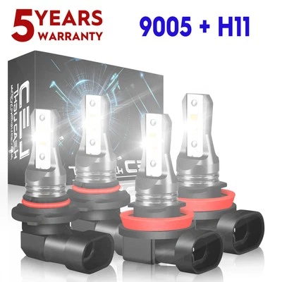 Kit de faros LED blancos para Nissan Altima sedán 4 puertas 2019-2022 Foto 1 de 4