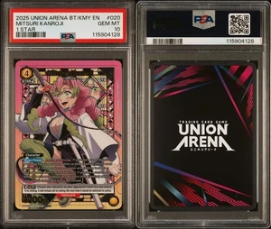 2025 UNION ARENA UE05BT/KMY DEMON SLAYER 020 MITSURI KANROJI 1 STAR PSA 10 - Picture 1 of 1