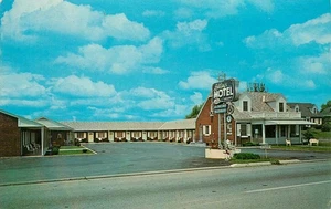 Bailey's Motel Harrodsburg KY Vintage Photochrome Postcard 1939-Now - Picture 1 of 2