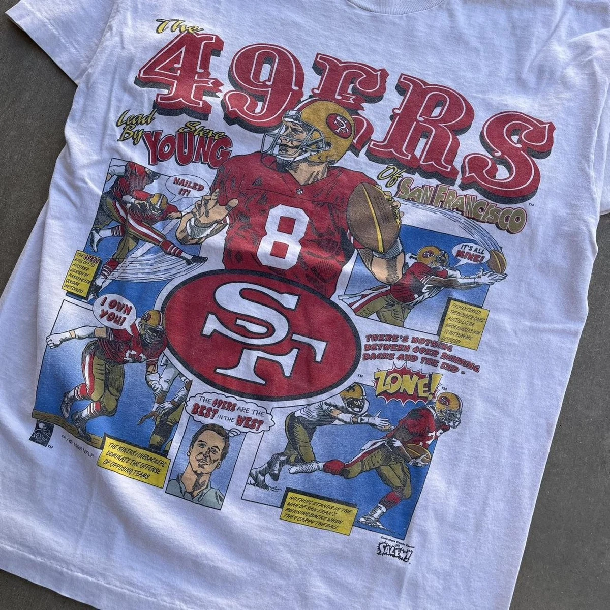 超激レア★1988 NFLスーパーボール サンフランシスコ49ERS TシャツM VTG San Francisco 49ers 1988 Super Bowl Champions Roster NFL