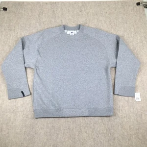 Russell Athletic Sweatshirt Oxford Mens Large Gray Solid Long Sleeve XT8FM0 NWT - Picture 1 of 12