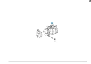 Mercedes-Benz A0012308611 Air Conditioning Compressor CLS C219 E-class W211 ... - Picture 1 of 6